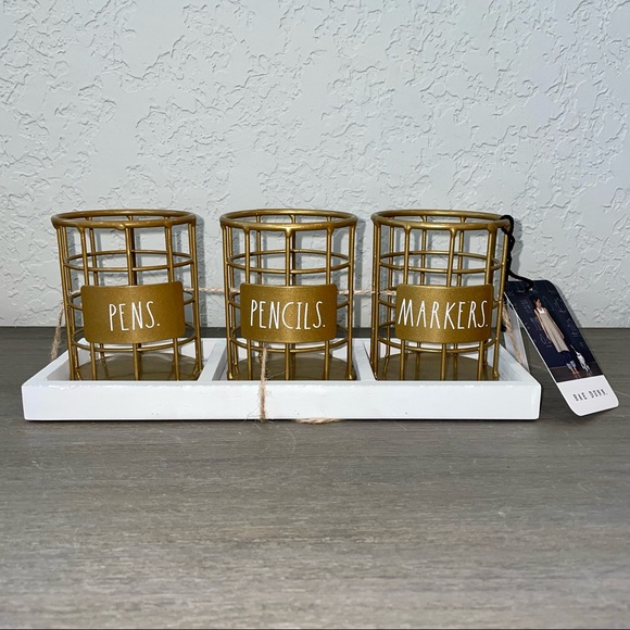 Rae Dunn Other - Rae Dunn PENS/PENCILS/MARKERS Desk Organizer